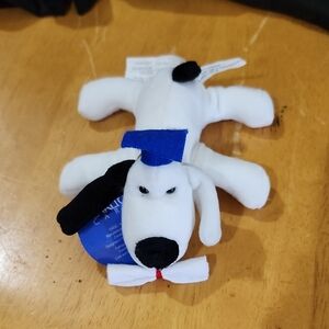 VINTAGE CARLTON CARDS GRADUATION PLUSH DOG